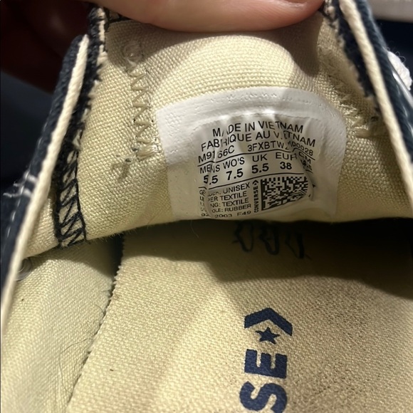 Converse Black and White All Star Sneakers - Picture 4 of 4